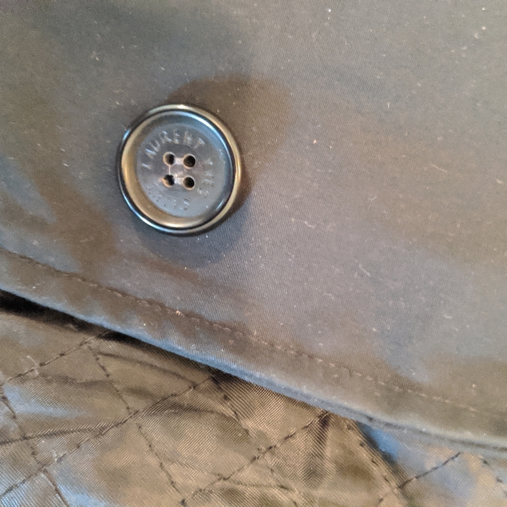 Dark Navy YSL Men's Trench - Picture 4 of 7